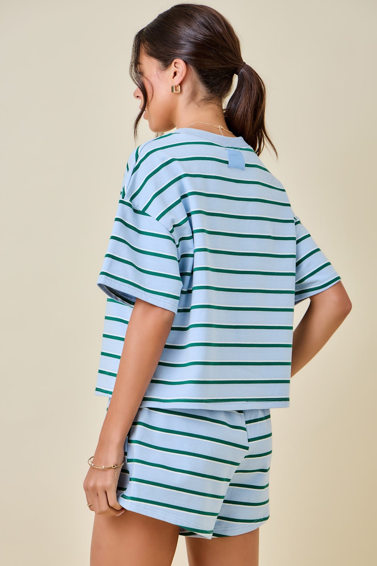 The Everyday Top (blue & green)