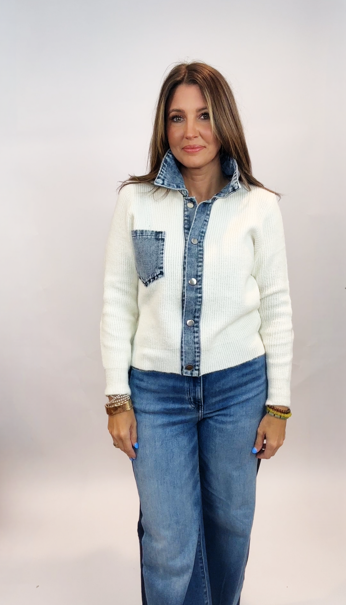 The Hudson Denim Cardigan