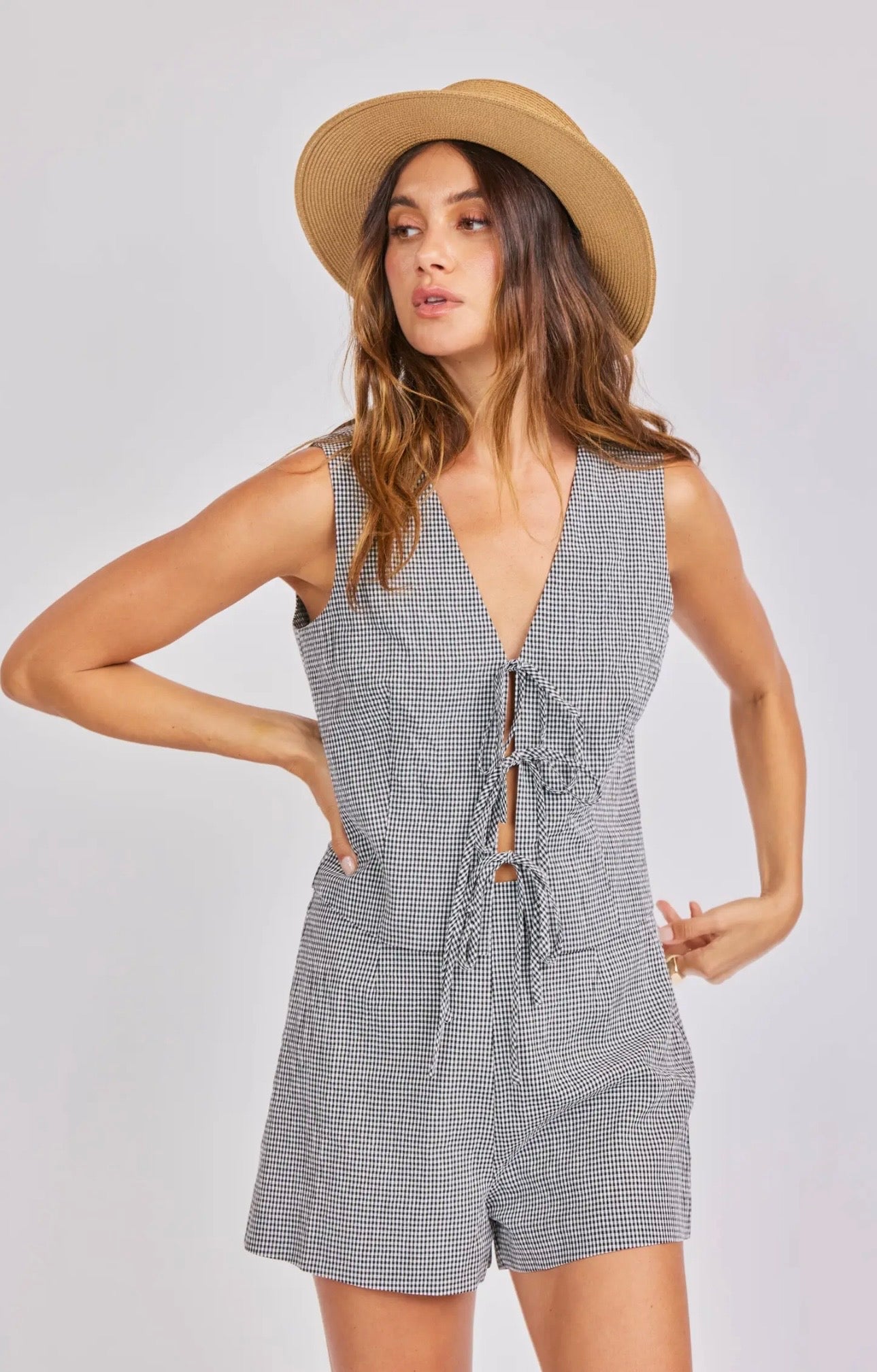 Boardwalk Gingham Vest
