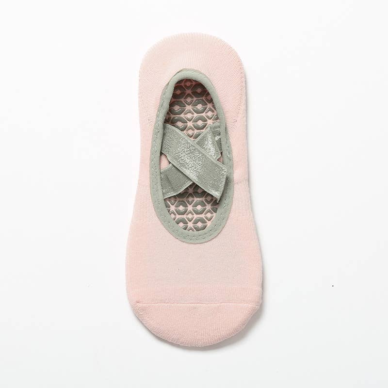 Matcha Cross Grip Socks