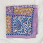 Eden botanical & Floral print Bandana Square Scarf: Pink