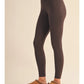 Binding Leggings- Dark Chocolate & Pink