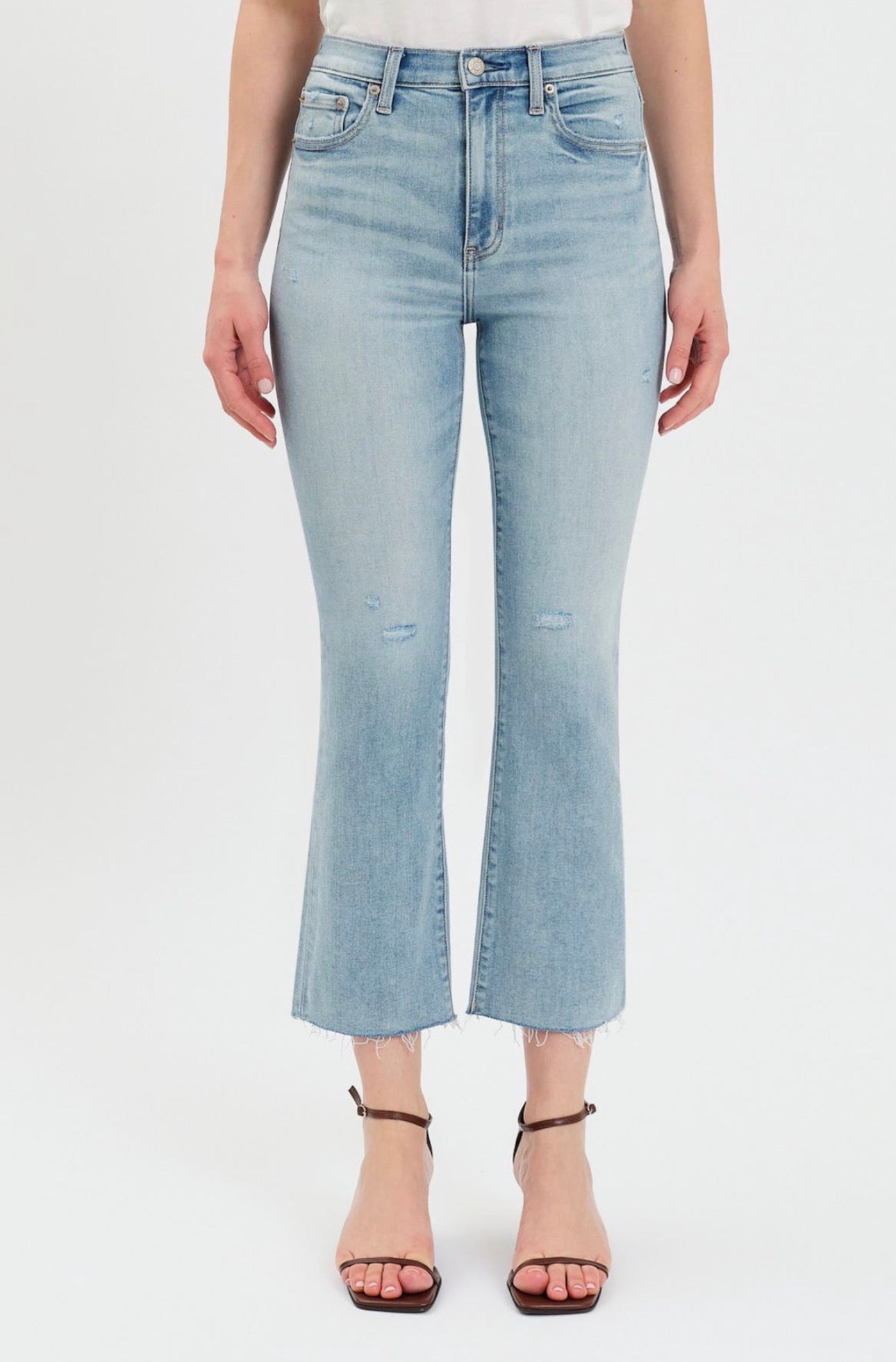 Shy Girl Cropped Flare in New Light