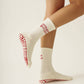 🩰 Pilates Girl Grip Sock [Red], Pilates Socks