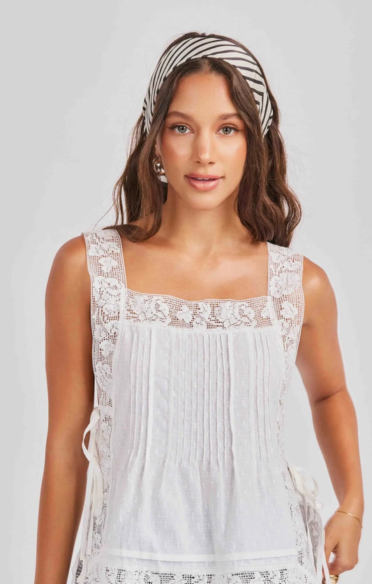 Ariel Apron Lace Top