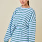 The Everyday Pullover (blue & green)
