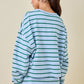 The Everyday Pullover (blue & green)