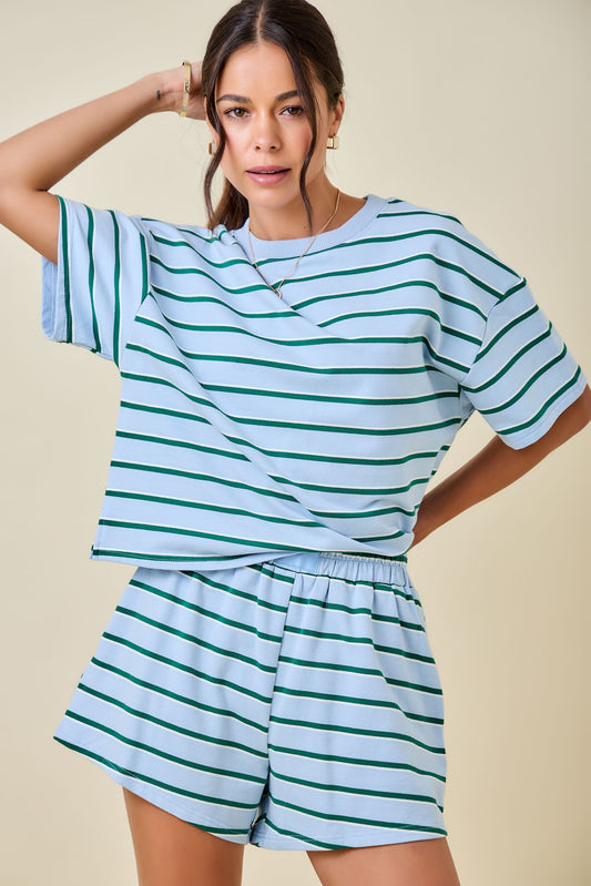 The Everyday Top (blue & green)