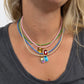Quin Pendant Necklace- Pink