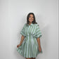Fresh Start Mini Dress in Green