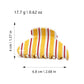 Fresh Colorful Striped Hair Claw