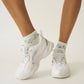 Juniper Cropped Crew Grip Sock - Garland