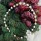 Livi Beaded Necklace : Hypoallergenic and Water Resistant: Pearl