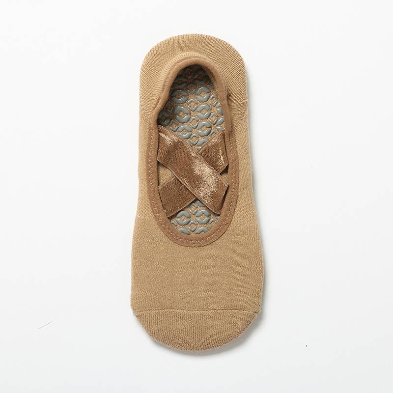 Matcha Cross Grip Socks