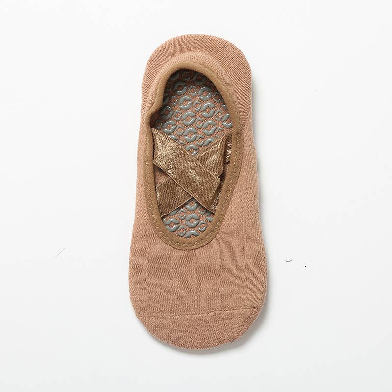 Matcha Cross Grip Socks