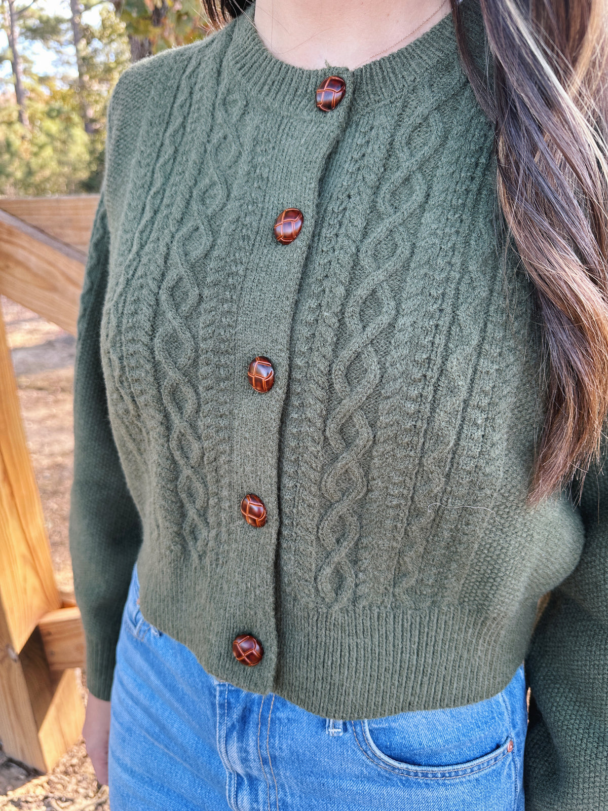 Vivienne Cable Knit Cardigan