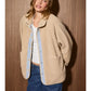 Sherpa & Blue Gingham Jacket