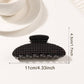 Large Polka Dot Acrylic Hair Claw Clips