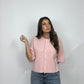 Blush Ribbed Button Cardigan