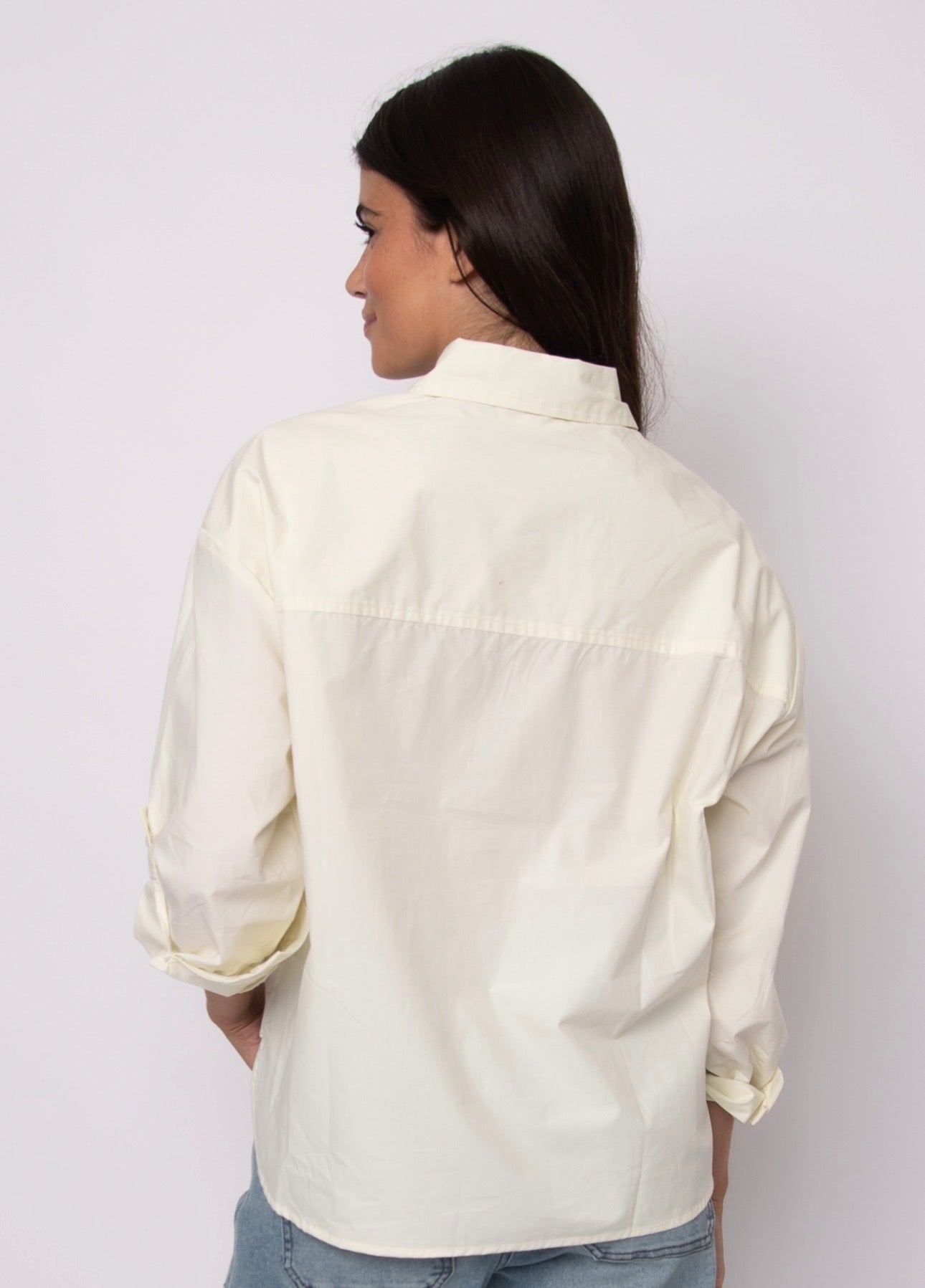 Essential Pale Yellow Button-Up