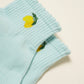 🍋 Cropped Crew Grip Sock - Lemon