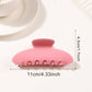 Large Polka Dot Acrylic Hair Claw Clips