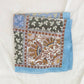 Eden botanical & Floral print Bandana Square Scarf: Pink