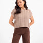 Effortless Cable Knit Sweater Tank