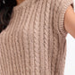 Effortless Cable Knit Sweater Tank