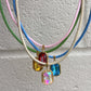 Quin Pendant Necklace- Pink