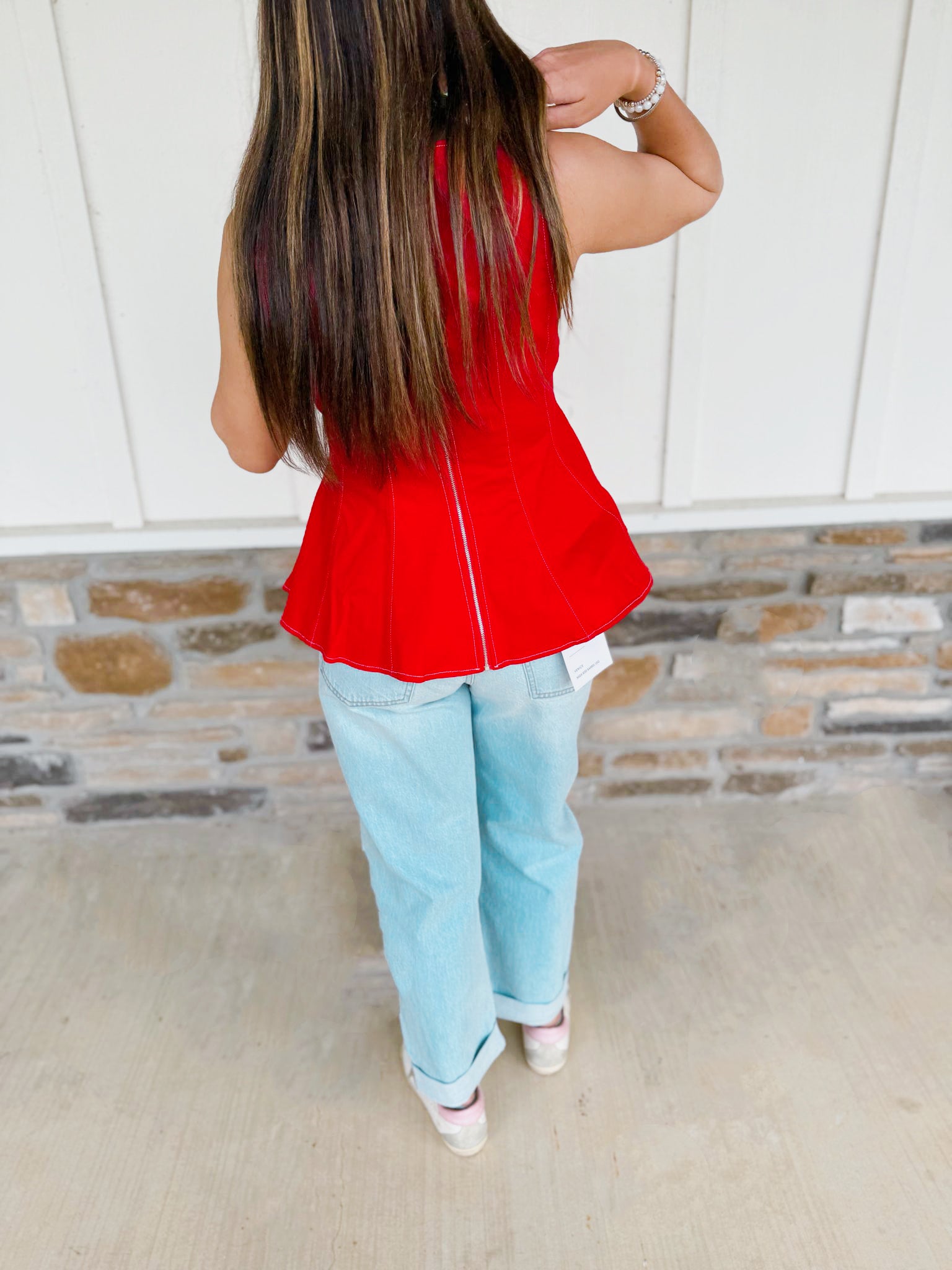 Cherry On Top Peplum Top – Shop NAZ
