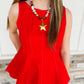 Cherry On Top Peplum Top