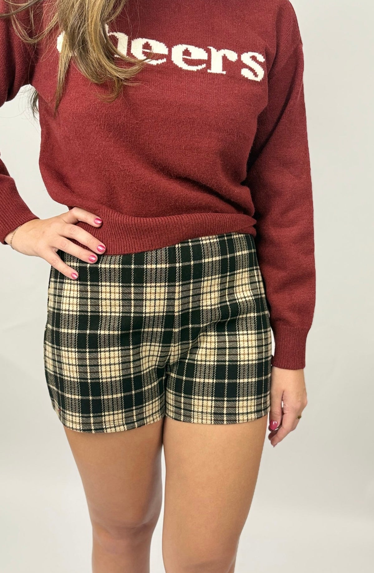 Served Up Plaid Shorts