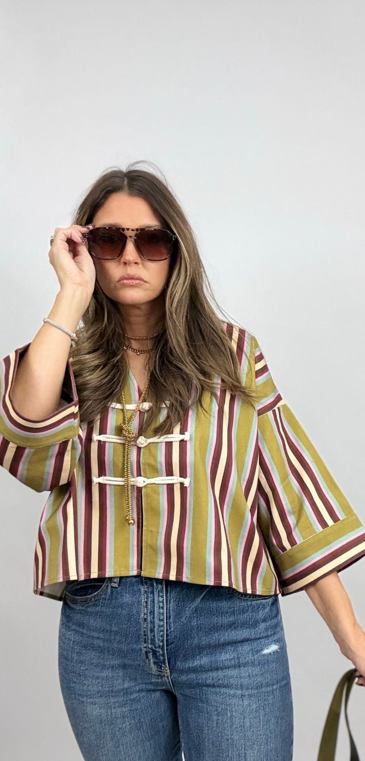 Collette Striped Top