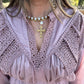 Bangles Lace Top In Rose