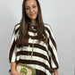 Constanza Button Front Poncho