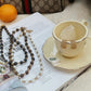 Livi Beaded Necklace- Brown