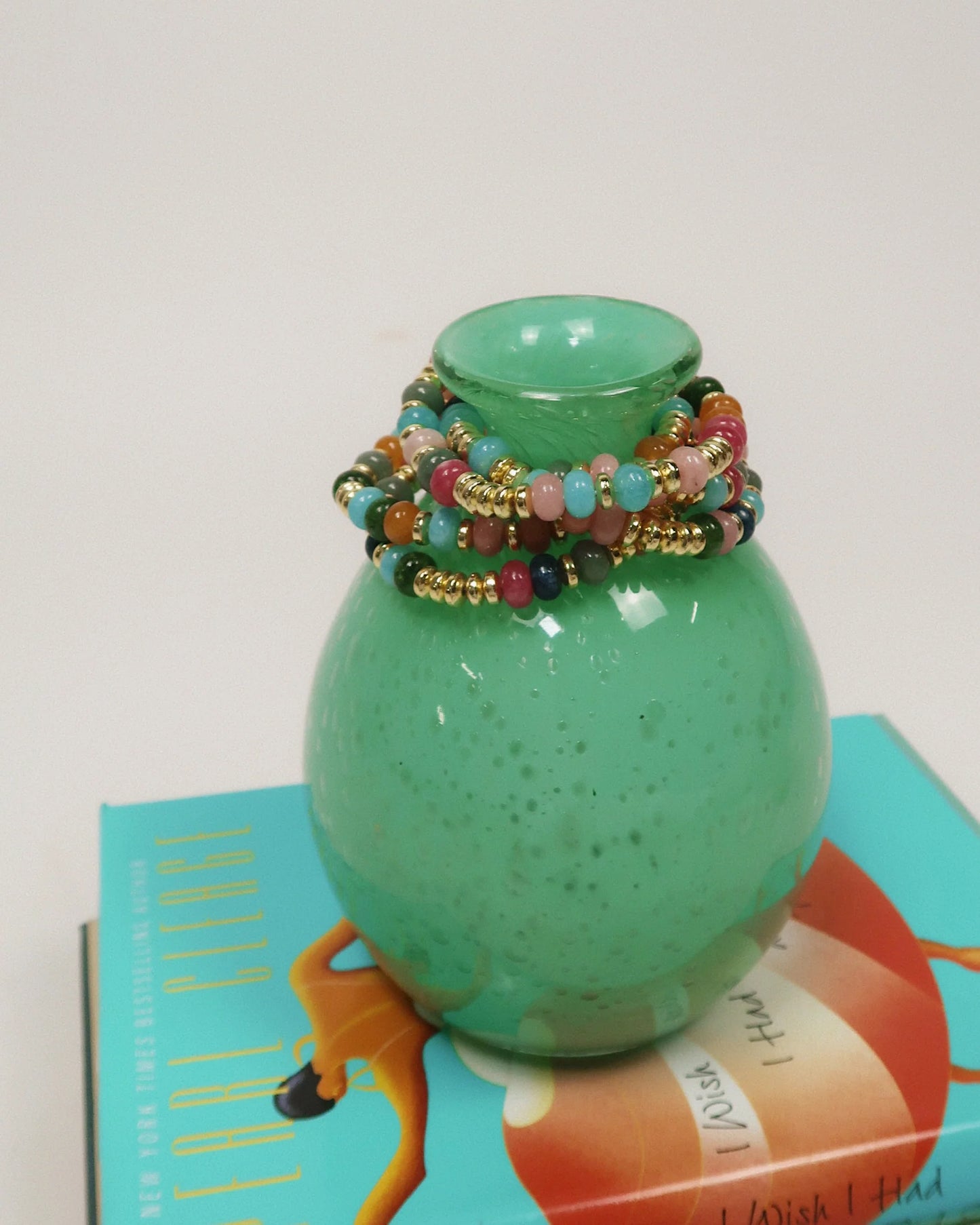 Ziggy Beaded Bracelet- Gold and Multi