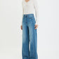 FAR OUT W/ SEAMING HIGH RISE WIDE LEG