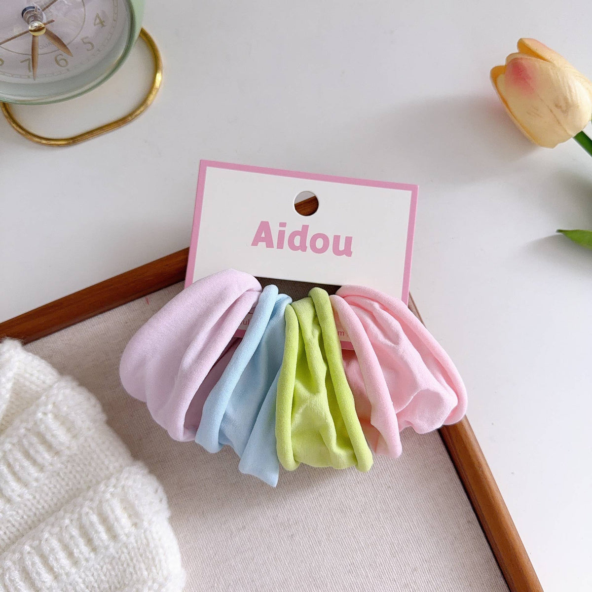 Wide Hair Ties Set of 4