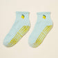 🍋 Cropped Crew Grip Sock - Lemon