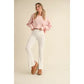 Pink Waffle Pullover
