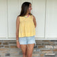 Go With The Flow Top in Yellow