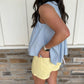 Go With The Flow Top in Light Blue