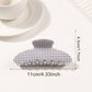 Large Polka Dot Acrylic Hair Claw Clips