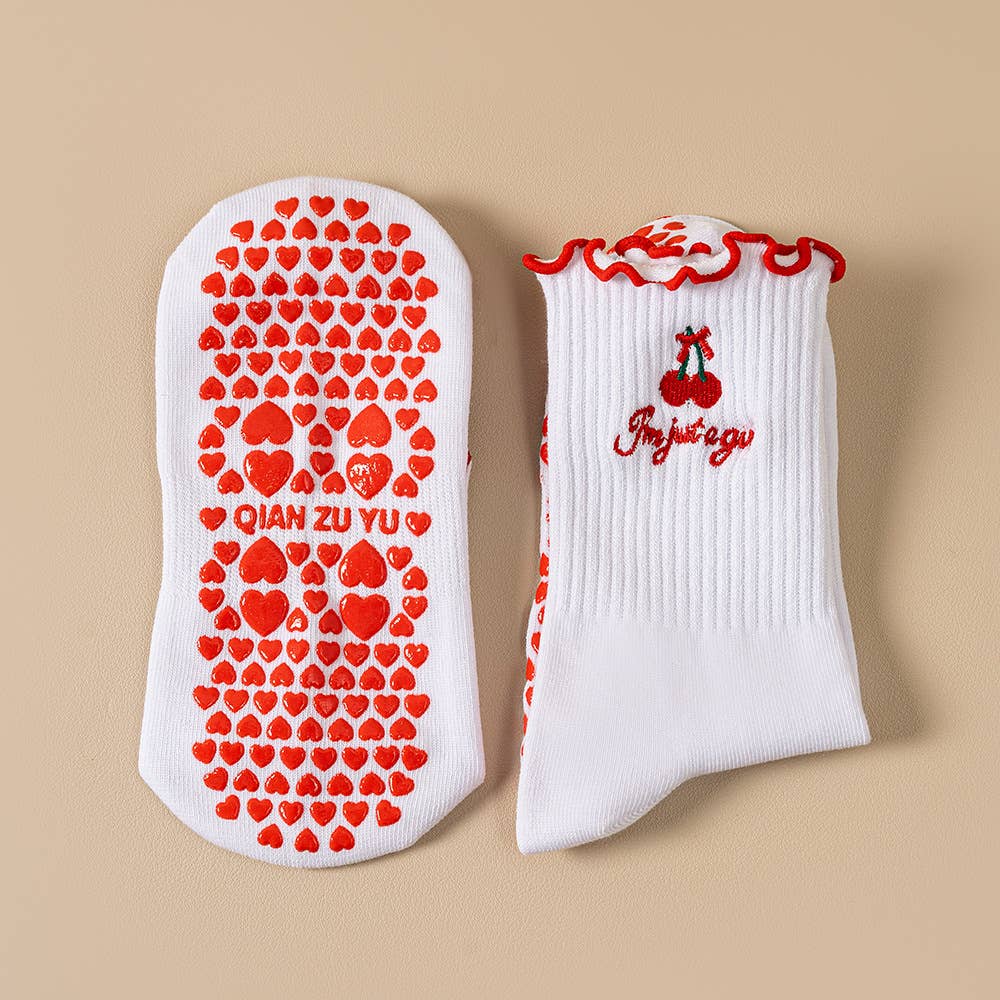 Pilates & Latte Grip Socks