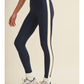 Navy & Yellow Block Leggings