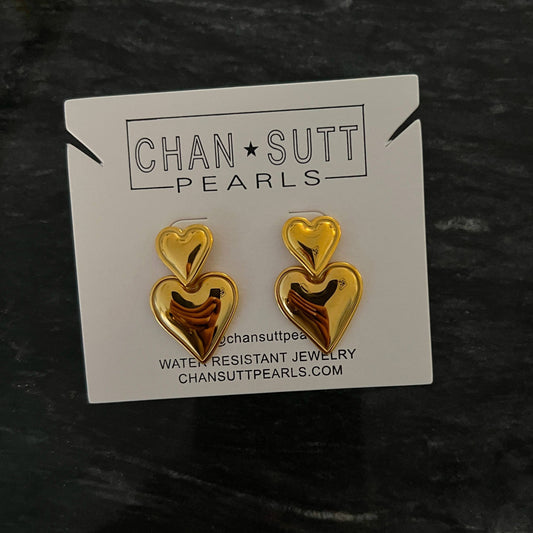 DOUBLE HEART EARRINGS