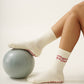 🩰 Pilates Girl Grip Sock [Red], Pilates Socks