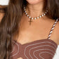 Lolly Beaded Cross Necklace : Hypoallergenic and Water Resistant